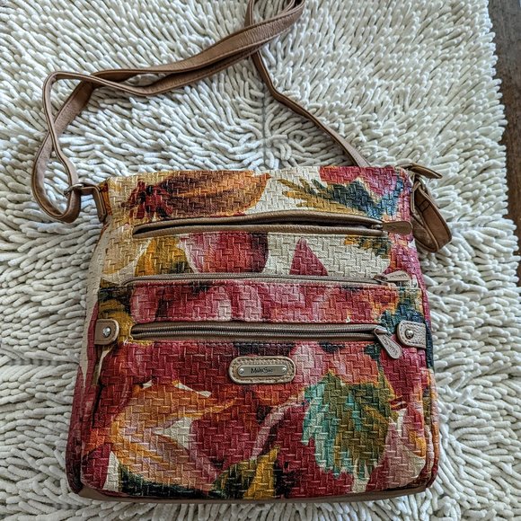 Multisac Bags Multisac Multi Compartment Floral Shoulder Bagpurse